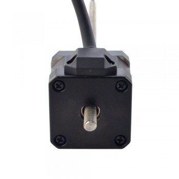 Liniowy silnik krokowy nieuchwytny NEMA 17 17N13S1504GF5-200RS skok na obrót 2,54mm skok 200mm