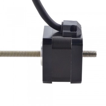 Liniowy silnik krokowy nieuchwytny NEMA 17 17N13S1504GF5-200RS skok na obrót 2,54mm skok 200mm