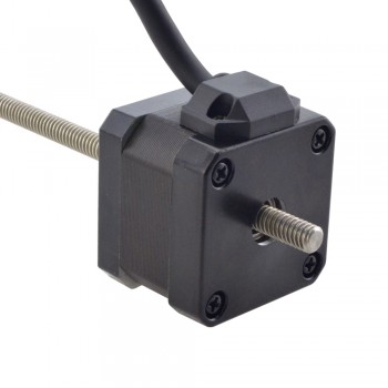 Liniowy silnik krokowy nieuchwytny NEMA 17 17N13S1504GF5-200RS skok na obrót 2,54mm skok 200mm