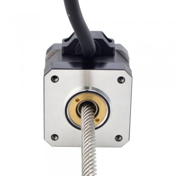 Liniowy silnik krokowy nieuchwytny NEMA 17 17N13S1504YF5-200RS skok na obrót 25,4mm skok 200mm