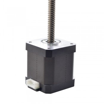 Liniowy silnik krokowy nieuchwytny Nema 17 17N19S1684MB-200RS skok na obrót 8mm skok 200mm
