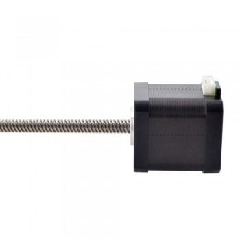 Liniowy silnik krokowy nieuchwytny Nema 17 17N19S1684MB-200RS skok na obrót 8mm skok 200mm