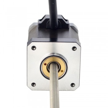 Liniowy silnik krokowy nieuchwytny NEMA 17 17N19S2504FF5-200RS skok na obrót 1,27mm skok 200mm