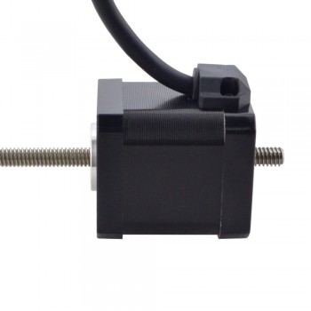 Liniowy silnik krokowy nieuchwytny NEMA 17 17N19S2504GF5-200RS skok na obrót 2,54mm skok 200mm