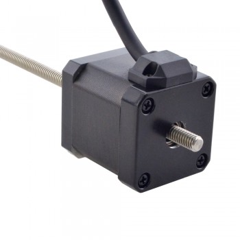 Liniowy silnik krokowy nieuchwytny NEMA 17 17N19S2504GF5-200RS skok na obrót 2,54mm skok 200mm