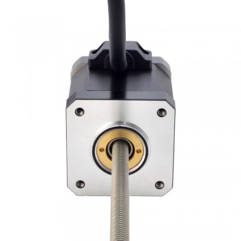 Liniowy silnik krokowy nieuchwytny NEMA 17 17N19S2504GF5-200RS skok na obrót 2,54mm skok 200mm