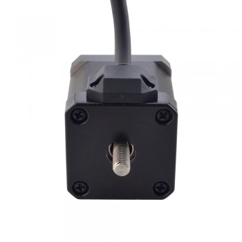 Liniowy silnik krokowy nieuchwytny NEMA 17 17N19S2504GF5-200RS skok na obrót 2,54mm skok 200mm