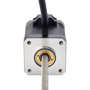 Liniowy silnik krokowy nieuchwytny NEMA 17 17N19S2504WF5-200RS skok na obrót 12,7mm skok 200mm