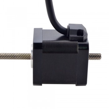 Liniowy silnik krokowy nieuchwytny NEMA 17 17N19S2504WF5-200RS skok na obrót 12,7mm skok 200mm