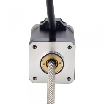 Liniowy silnik krokowy nieuchwytny NEMA 17 17N19S2504YF5-200RS skok na obrót 25,4mm skok 200mm