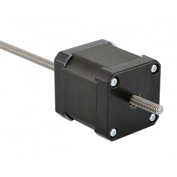 Liniowy silnik krokowy nieuchwytny Nema 17 skok na obrót 2,4384mm 17LS19-1304J-250N
