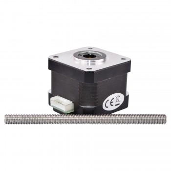 Liniowy silnik krokowy nieuchwytny Nema 17 skok na obrót 2mm 17LS13-0404N-100D