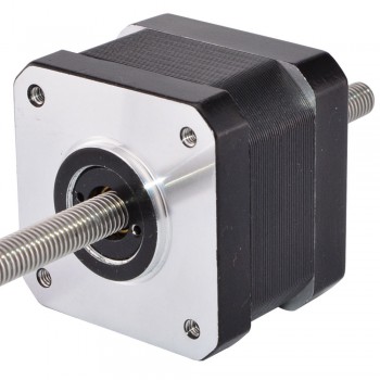 Liniowy silnik krokowy nieuchwytny Nema 17 skok na obrót 2mm 17LS13-0404N-150D