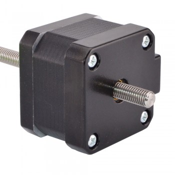 Liniowy silnik krokowy nieuchwytny Nema 17 skok na obrót 2mm 17LS13-0404N-150D