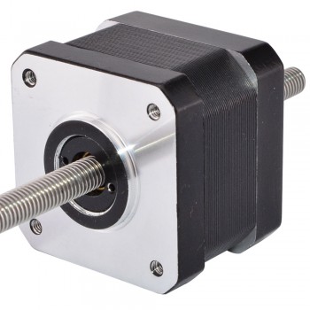 Liniowy silnik krokowy nieuchwytny Nema 17 skok na obrót 2mm 17LS13-0844N-200D