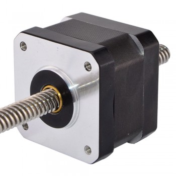 Liniowy silnik krokowy nieuchwytny Nema 17 skok na obrót 8mm 17LS13-0404N-320G