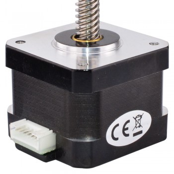 Liniowy silnik krokowy nieuchwytny Nema 17 skok na obrót 8mm 17LS13-0404N-320G