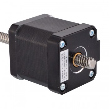 Liniowy silnik krokowy nieuchwytny Nema 17 skok na obrót 8mm 17LS19-1684N-200G