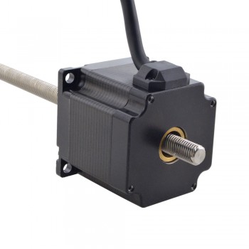 Liniowy silnik krokowy nieuchwytny NEMA 23 23N22S3004NG5-250RS skok na obrót 10,16mm skok 200mm