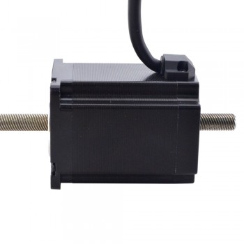 Liniowy silnik krokowy nieuchwytny NEMA 23 23N30S4004NG5-250RS skok na obrót 10,16mm skok 200mm