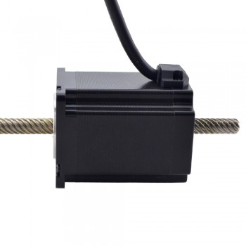 Liniowy silnik krokowy nieuchwytny NEMA 23 23N30S4004YG5-250RS skok na obrót 25,4mm skok 200mm
