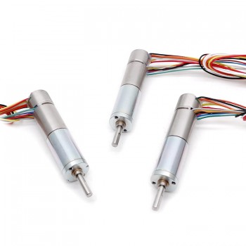 15 szt. Φ12mm 6V/12V Silnik bezrdzeniowy szczotkowy z przekładnia GMP12-TBC1220 z przekładnią planetarną