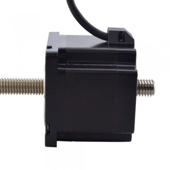 Liniowy silnik krokowy nieuchwytny NEMA 34 34N30S5504GK5-300RS skok na obrót 2,54mm skok 300mm