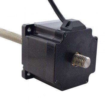 Liniowy silnik krokowy nieuchwytny NEMA 34 34N30S5504RK5-300RS skok na obrót 6,35mm skok 300mm