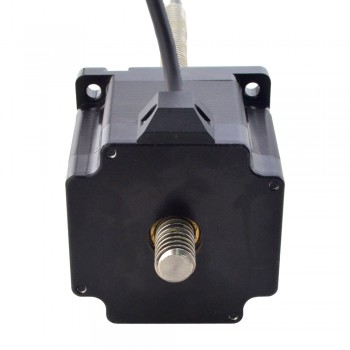 Liniowy silnik krokowy nieuchwytny NEMA 34 34N30S5504RK5-300RS skok na obrót 6,35mm skok 300mm