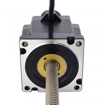 Liniowy silnik krokowy nieuchwytny NEMA 34 34N30S5504RK5-300RS skok na obrót 6,35mm skok 300mm