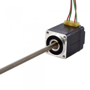 Liniowy silnik krokowy nieuchwytny NEMA 8 8N11S0504AC5-150RS skok na obrót 2mm skok 150mm