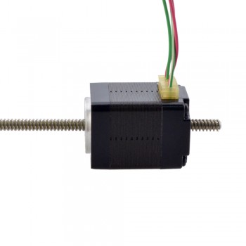 Liniowy silnik krokowy nieuchwytny NEMA 8 8N11S0504AC5-150RS skok na obrót 2mm skok 150mm