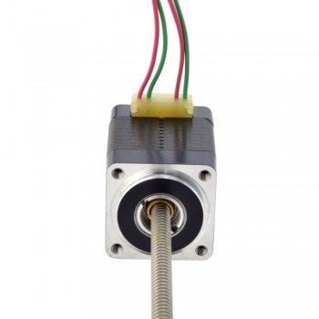 Liniowy silnik krokowy nieuchwytny NEMA 8 8N11S0504SC5-150RS skok na obrót 1mm skok 150mm