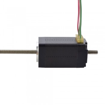 Liniowy silnik krokowy nieuchwytny NEMA 8 8N15S0504AC5-150RS skok na obrót 2mm skok 150mm