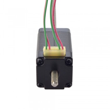 Liniowy silnik krokowy nieuchwytny NEMA 8 8N15S0504DC5-150RS skok na obrót 4mm skok 150mm
