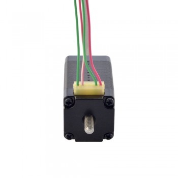 Liniowy silnik krokowy nieuchwytny NEMA 8 8N15S0504SC5-150RS skok na obrót 1mm skok 150mm