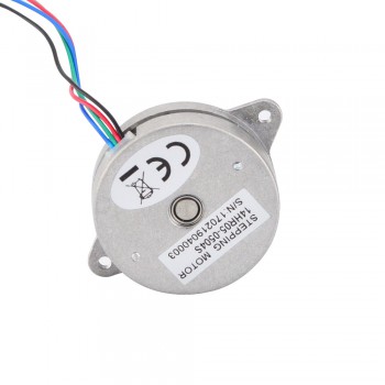 Okrągły silnik krokowy Nema 14 (Φ36x12mm) 14HR05-0504S 0,9 stopnia 5 Ncm 8,5 V 4 przewody
