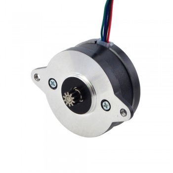 Okrągły silnik krokowy Nema 14 serii E 14RE07-1004VRN 0,9 stopnia 8 Ncm 1,0 A Φ36 x 17 mm 4 przewody