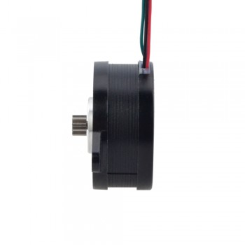 Okrągły silnik krokowy Nema 14 serii E 14RE07-1004VRN 0,9 stopnia 8 Ncm 1,0 A Φ36 x 17 mm 4 przewody