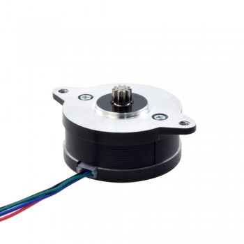 Okrągły silnik krokowy Nema 14 serii E 14RE07-1004VRN 0,9 stopnia 8 Ncm 1,0 A Φ36 x 17 mm 4 przewody