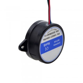 Okrągły silnik krokowy Nema 14 serii E 14RE07-1004VRN 0,9 stopnia 8 Ncm 1,0 A Φ36 x 17 mm 4 przewody
