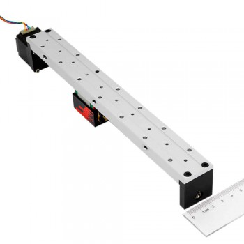 Prowadnice liniowe z śrubą kulową FSL30 50-300mm z silnikiem krokowym Nema 14