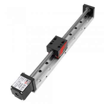 Prowadnice liniowe z śrubą kulową FSL30 50-300mm z silnikiem krokowym Nema 14