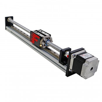 Prowadnice liniowe z śrubą kulową FSL40 50-1000 mm z silnikiem krokowym Nema 23