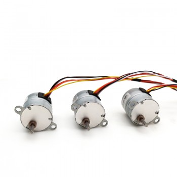 20 szt. 12 V mikro silnik krokowy DC z przekładnią GM25-25BY 7,5° 120 mA 500 g, cm 4 fazy z przekładnią 10 ~ 100