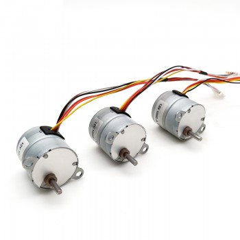 20 szt. 12 V mikro silnik krokowy DC z przekładnią GM25-25BY 7,5° 120 mA 500 g, cm 4 fazy z przekładnią 10 ~ 100