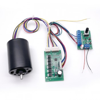 20 szt. 12 V/24 V Silnik BLDC + sterownik silnika bezszczotkowego TEC4266 500 g.cm 21/24 W 4500 obr./min