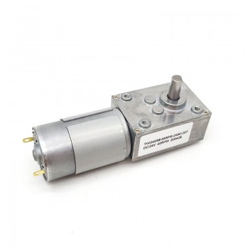 20 szt. 12V/24V Silnik z przekładnią ślimakową DC z magnesami trwałymi 8,8W, wał 8mm
