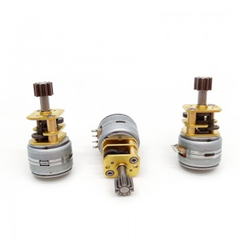20 szt. 5 V mikro silnik krokowy DC z przekładnią GM12-15BY 18° 500 mA 700 g, cm 2 fazy z przekładnią 10 ~ 380
