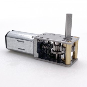 20 szt. 6 V/12 V Mini silnik DC z przekładnią ślimakową 0,3 W wał 4 mm